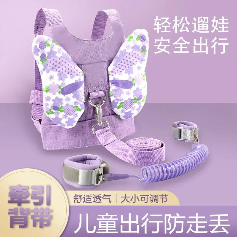 Children's Anti Loss Belt with Traction Rope Baby's Anti Loss Rope Anti Loss Backpack Anti Loss Safety Bracelet