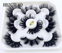 5-14Pairs Fluffy Lashes 10-25mm 3D Mink Lashes Long Thick Natural False Eyelashes Wholesale Lashes Vendors Makeup Mink Eyelashes  ourlum.com 5 pairs mix 9D02  