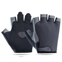 Anti Slip Shock Breathable Half Finger Gloves For Fitness