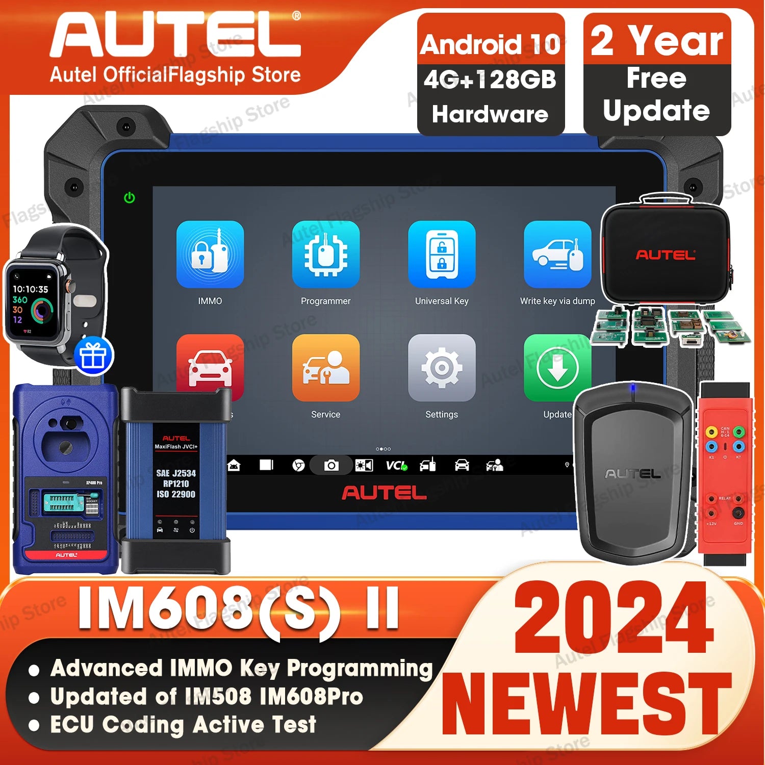 Autel MaxiIM IM608 II Pro Advanced Key Programming and Diagnostic Tool OBD2 Scanner