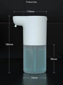  Touchless Foaming Soap Dispenser - USB Rechargeable White ABS Automatic Hand Washing Machine  ourlum.com 350ml  