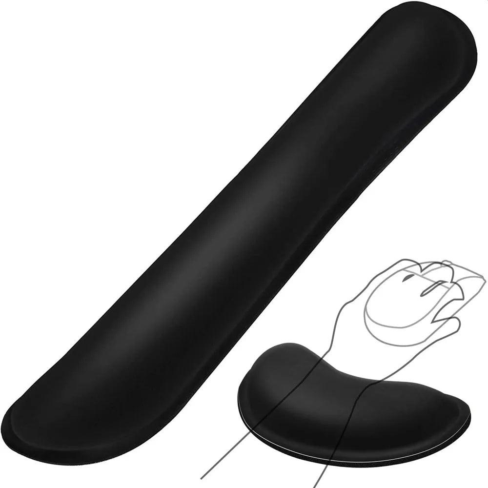 Ergonomic Memory Foam Wrist Rest Pad: Ultimate Support for Office Gaming  ourlum.com   