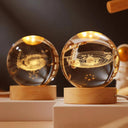 USB LED Night Light Galaxy Crystal Ball Table Lamp 3D Planet Moon Lamp Bedroom Home Decor for Kids Party Children Birthday Gifts  ourlum.com   