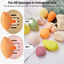 Beauty Sponge Holder: Silicone Makeup Puff Organizer Case