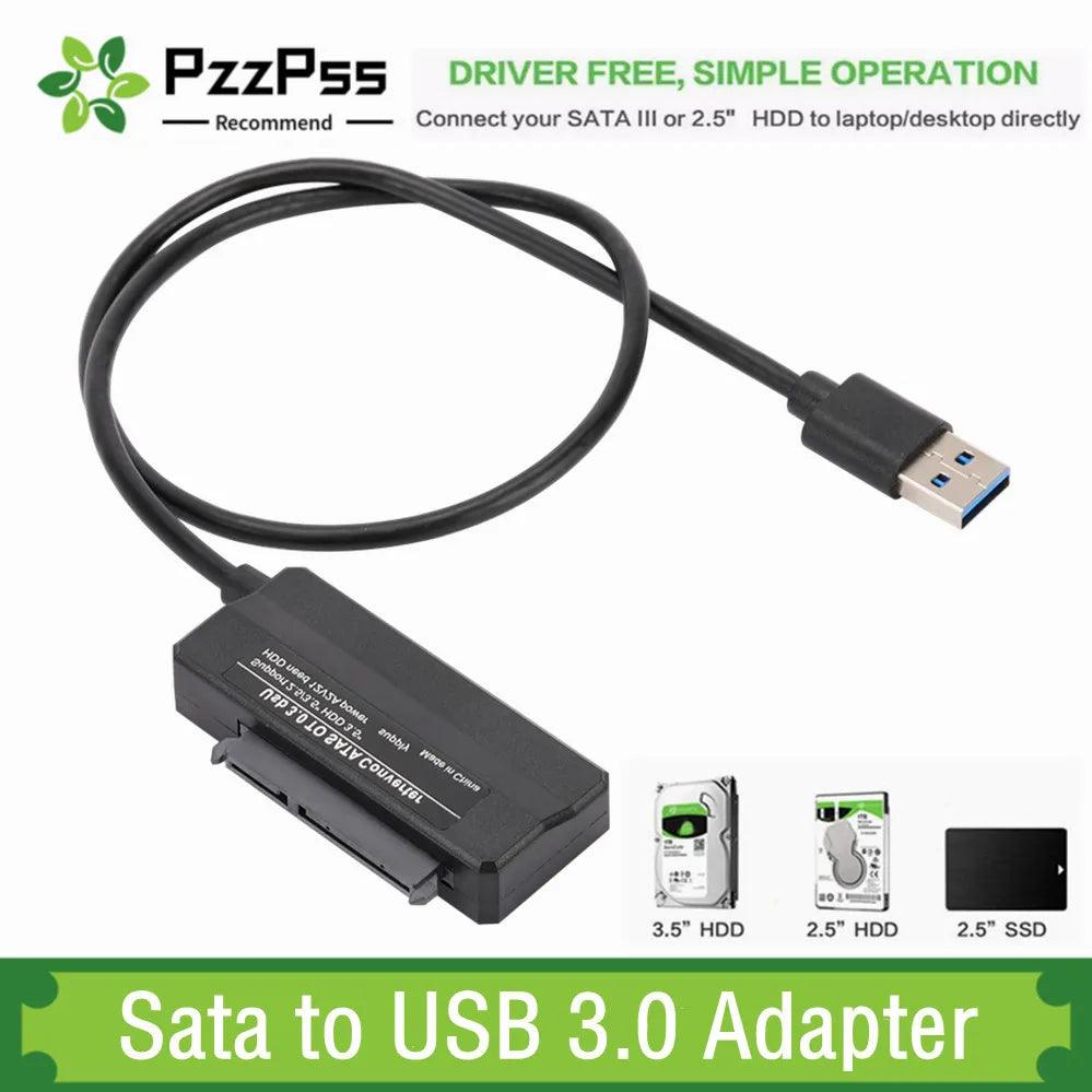 Sata to USB Adapter Cable: High-Speed External HDD SSD Connection  ourlum.com   