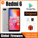 Redmi 6 5.45" Smartphone with AI Face Recognition, Dual Camera, and Fast Charging