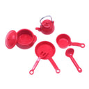 Miniature Dollhouse Kitchen Cookware Set - 1:12 Scale Accessories