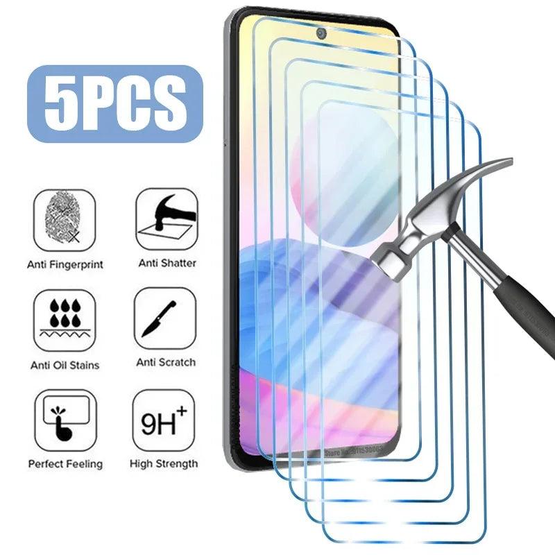 5-Pack Tempered Glass Screen Protector for Redmi Note Series - Crystal Clear Protection  ourlum.com Redmi Note 12S 5PCS Tempered Glass 