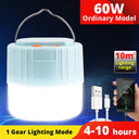 Solar LED Camping Lantern Remote Control Waterproof Light