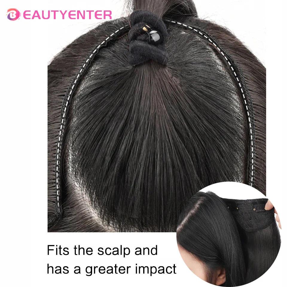 Beauty U-shaped Synthetic Clip-In Hair Extensions: Enhance Volume & Length