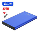  Portable High-speed SSD External Drive: Ultimate Storage Solution  ourlum.com 30TB Blue  