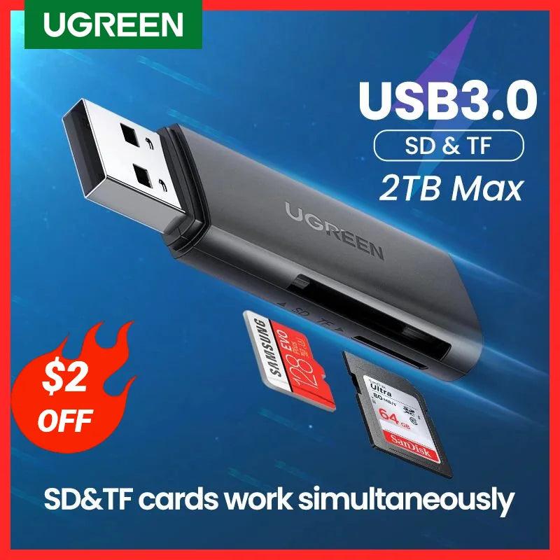 UGREEN USB 3.0 Card Reader: High-Speed Data Transfer Solution  ourlum.com   