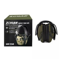 Premium Noise-Canceling Electronic Shooting Earmuffs with Audio Input and Amplification