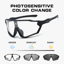 OMEKOL Brand New Photochromic Cycling Sunglasses Men Women