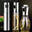 Stainless Steel Oil Sprayer with Adjustable Nozzle for Cooking