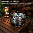 Outdoor Portable Camping Cookware Set - Stainless Steel Cookware