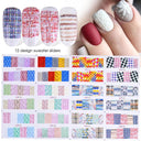 Winter Hedgehog Nail Art Stickers for Charming Nails