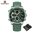 NAVIFORCE Stylish LED Military Watch for Men Elegant Timepiece