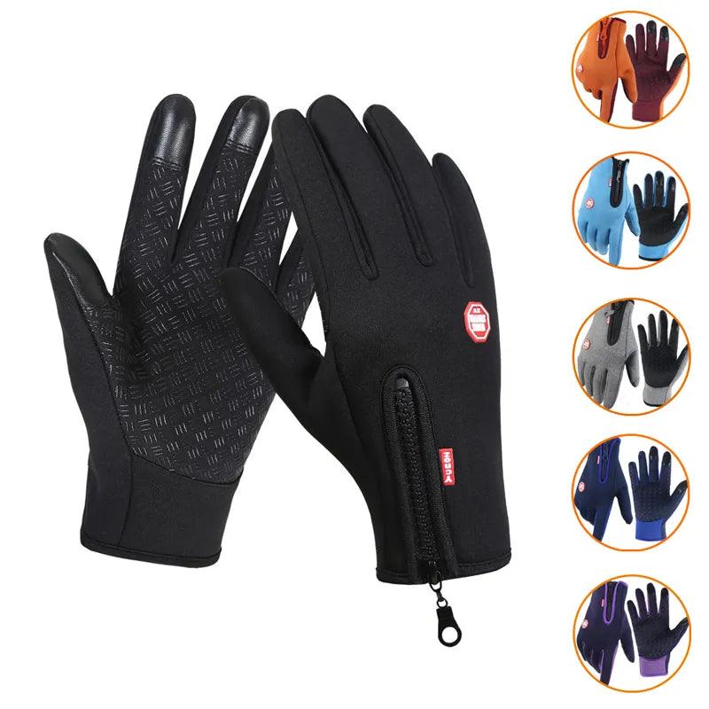 Winter Pro Touchscreen Waterproof Motorcycle Gloves - Unisex Cold Weather Outdoor Sports Thermal Ski Glove  ourlum.com   