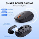 Baseus Silent Bluetooth Mouse: Ergonomic & Portable Wireless Device  ourlum.com   