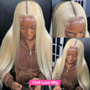 40 Inch Honey Blonde Lace Front Wig Luxurious Brazilian Remy