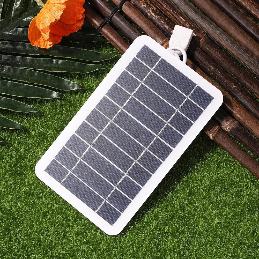 5V 400mA Solar Panel 2W High Power USB Solar Panel Outdoor Waterproof Solar Power Bank Battery Solar Charger for Mobile Phone