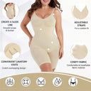 Seamless Full Coverage Bodysuit Shapewear for Thigh Slimming