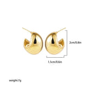 Waterdrop Statement Earrings Chic Stainless Steel Jewelry