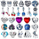 Hot Sale Charms Fit Pandora 925 Original Bracelet Silvering Owl