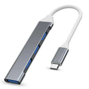 USB C Hub Multi Splitter: Enhanced Connectivity & Speed  ourlum.com Type C 3.1 grey  