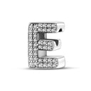 Hot Sale Silver Plated Color Letter Charm Beads for Women