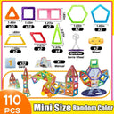 Magnetic Building Blocks: Creative Construction Set for Kids  ourlum.com Mini size 110pcs  