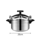 9L Aluminum Pressure Cooker High Capacity Induction Gas Compatible