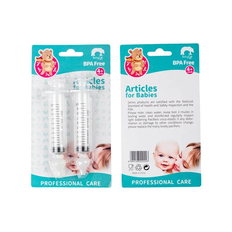 Baby Nasal Aspirator Set - Gentle Rhinitis Nose Cleaning Kit for Kids  ourlum.com   