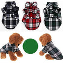 Pet Plaid Shirt and Coat Set: Stylish Apparel for Small Dogs and Cats  ourlum.com   