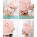 Quick Dry Hair Turban Microfiber Towel Set for Fast Drying