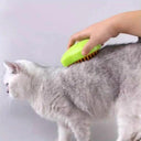 Steamy Electric Pet Grooming Brush for Tangle-Free Hair Removal  ourlum.com   