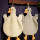 Cartoon Goose Hand Towel Kitchen Bathroom Toilet Quick Drying