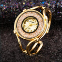 Gold Bracelet Watch: Elegant Timepiece with Bangle Style