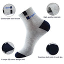 Men's Bamboo Fiber Socks - 5 Pairs of Breathable, Deodorant Comfort