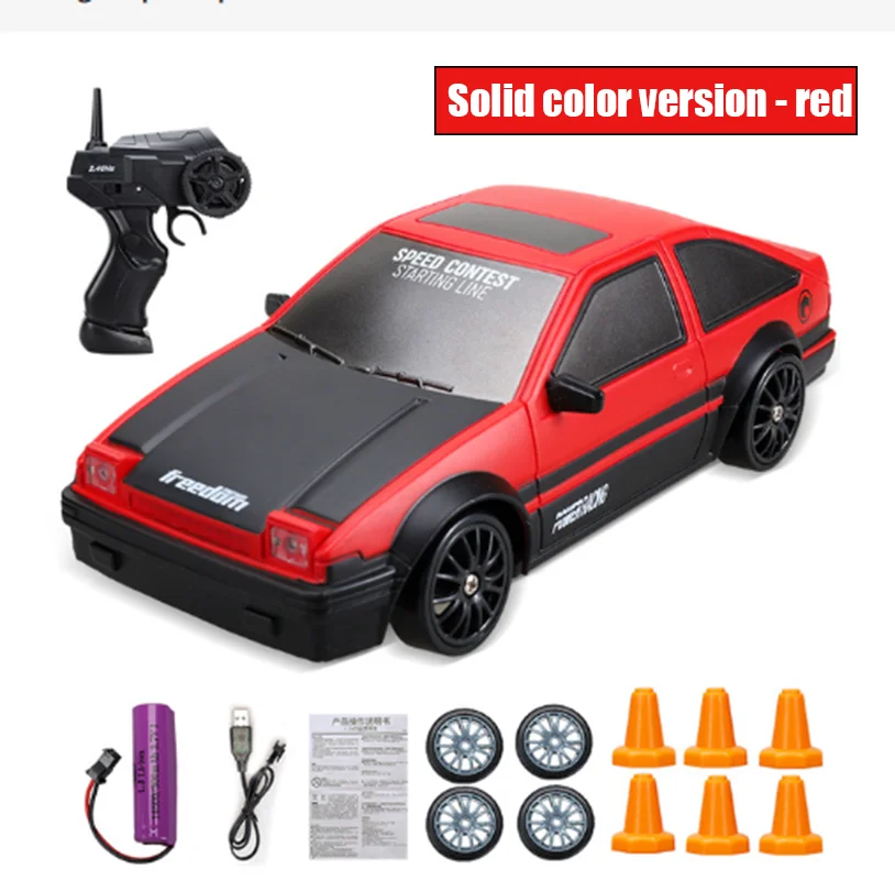 High-speed Drift Racing RC Car for Kids: AE86 GTR Sports Model with Remote Control  ourlum.com   