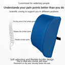 Ergonomic Gel Memory Foam Lumbar Support Cushion for Car