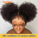 Afro Curly 360 Lace Frontal Wig 250% Density Glueless Hair