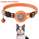 Anti-Lost Cat Collar: Waterproof Reflective Tracker for Pet Safety  ourlum.com Orange Excluding AirTag United State