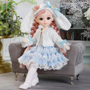 Customizable BJD Doll Interactive Dress-Up Toy with 3D Eyes