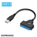 SATA To USB 3.0 Cable For 2.5 Inch External HDD SSD