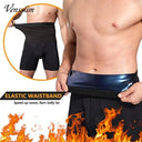 Compression Sauna Sweat Shorts Men Slimming Tummy Control