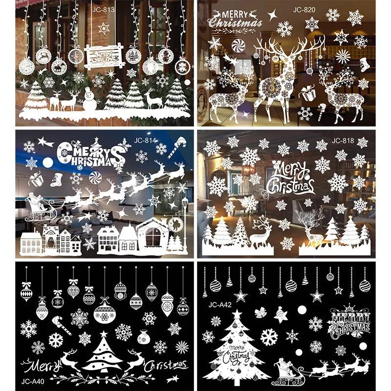 Christmas Window Sticker Merry Decorations Xmas Natal Gifts SEO: Transform Your Home into a Winter Wonderland  ourlum.com   