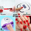 LINMANDA X5 MAX UV Gel Nail Lamp 120W Nail Dryer Light