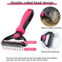 Professional Pet Deshedding Brush for Dogs and Cats: Reduce Shedding, Prevent Tangles, and Promote Blood Circulation  ourlum.com   